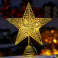 Christmas ALiLA Tree Top Hanging Star for Artificial Christmas Picks for Xmas Tree Topper Stars Decorations Hanging Ornaments, DIY Xmas Wreath, Crafts, Holiday and Home Decor, 9 Inches Christmas