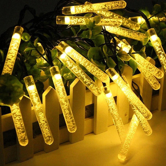 LED String Light ALiLA Copy of Waterdrop Led String Lights for Home Lawn Garden Indoor Outdoor Decoration, 3.5Meter LED String Light