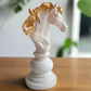 Statue ALiLA Exclusive Chess Horse Showpiece Polyresin Home Decoration Statue & Gifting item, 8 Inches Statue