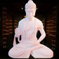Statue ALiLA Big Size Meditating White Buddha Idol Statue Showpiece for Home Garden Living Room Decor Decoration Gift Gifting Items, 24 Inches Height Statue