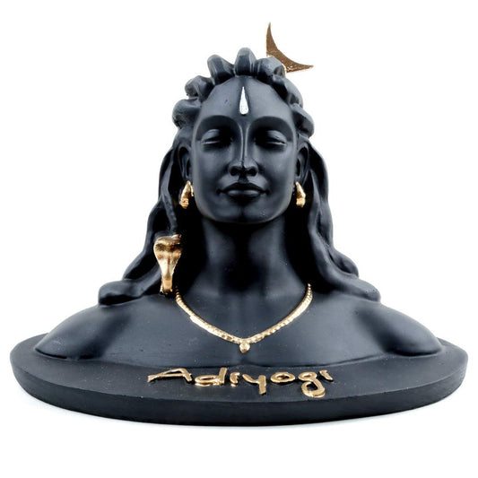 Statue ALiLA Adiyogi Statue for Car Dash Board, Pooja for Home Living Room & Office Decor, 5 Inch Height Statue