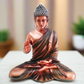 Statue ALiLA ALiLa Big Size Meditating Copper Buddha Idol Vastu Statue Showpiece for Home Garden Living Room Decor Decoration Gift Gifting Items, 14 inches / 35cm / 1 Feet Statue